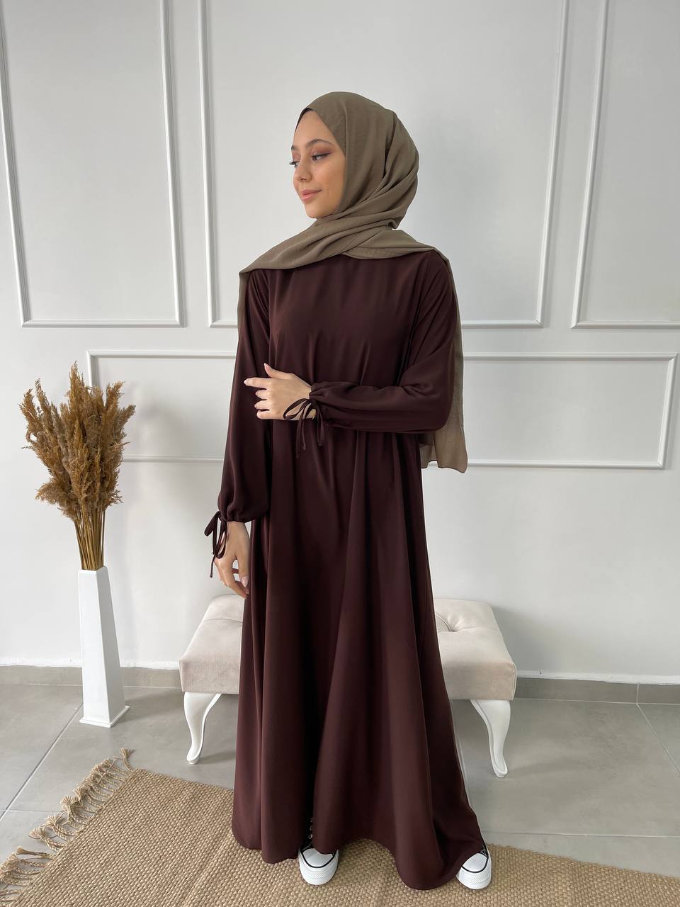 Abaya Mira Bordeaux