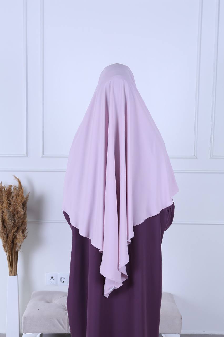 Khimar Soie de Médine Orchidée