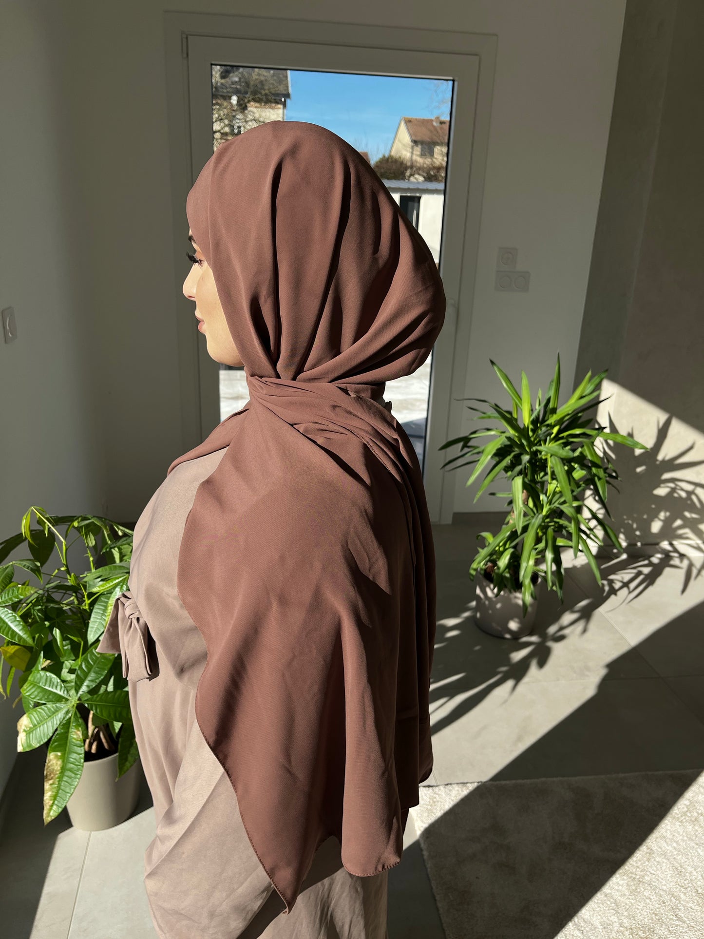 Hijabs à enfiler Cacao