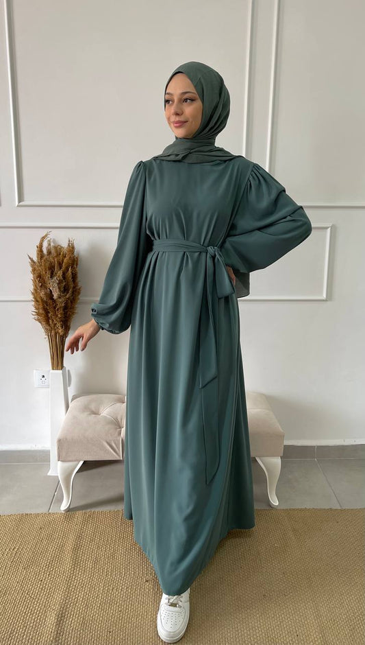 Abaya Sira vert d’eau